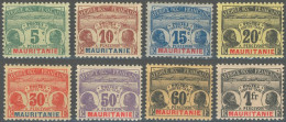 Mauritanie 1906-1912 - Timbres-taxe N° 9 à 16 (YT) N° 14 à 21 (AM) Neufs *. - Nuovi