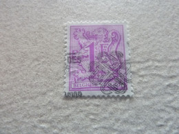 Belgique - Lion - 1f. - Lilas - Oblitéré - Année 1950 - - Usati