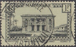 Martinique 1931-1947 - Terres Sainville Sur N° 148 (YT) N° 147 (AM). Oblitération De 1938. - Sonstige & Ohne Zuordnung