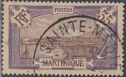 Martinique 1908-1930 - Sainte-Marie Sur N° 70 (YT) N° 68 (AM). Oblitération De 1926. - Andere & Zonder Classificatie