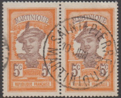 Martinique 1908-1930 - Saint-Pierre Sur N° 92 (YT) N° 85 (AM). Oblitération De 1925. - Sonstige & Ohne Zuordnung