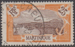 Martinique 1908-1930 - Precheur Sur N° 96 (YT) N° 87 (AM). Oblitération De 1925. - Other & Unclassified