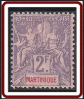 Martinique 1892-1906 - N° 50 (YT) N° 48 (AM) Neuf *. - Ungebraucht