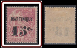 Martinique 1886-1892 - N° 18 (YT) N° 17 I (AM) Neuf *. Petit Pli De Gomme. - Ungebraucht