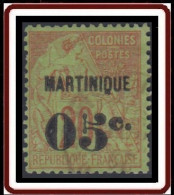 Martinique 1886-1892 - N° 11 (YT) N° 11 (AM) Oblitéré. - Oblitérés