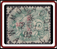 Maroc Bureaux Français 1902-1910 - N° 11 (YT) N° 14 (AM) Oblitéré De Mogador. - Used Stamps