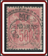Maroc Bureaux Français 1891-1900 - N° 06A (YT) N° 12 (AM) Type III Oblitéré De Mazagan Du 24 NOV 02. - Oblitérés