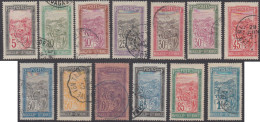 Madagascar 1908-1939 - N° 131 à 143 (YT) N° 139 à 143 & 156 à 161 (AM) Oblitérés. - Usados