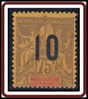 Madagascar 1908-1939 - N° 114 (YT) N° 121 (AM) Neuf **. - Ungebraucht