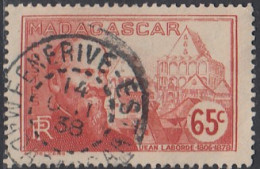 Madagascar 1908-1939 - Fenerive-Est Sur N° 201 (YT) N° 212 (AM). Oblitération De 1938. - Sonstige & Ohne Zuordnung