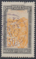 Madagascar 1908-1939 - Chiffre 17 En Haut Sur N° 139 (YT) N° 159 (AM). Oblitération De 1928. - Otros & Sin Clasificación