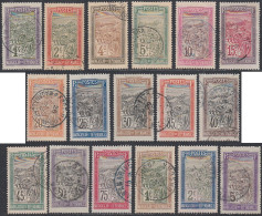 Madagascar 1889-1906 - N° 94 à 110 (YT) N° 102 à 117 & 129 (AM) Oblitérés. - Used Stamps