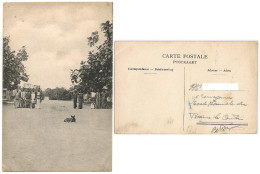 CONGO (ex Zaire) Les Femmes En Congo_+/- 1930 CPA_Verso: Belgique Hainaut Braine-le-Comte_Ecole Normale - Congo Belge