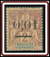 Madagascar 1889-1906 - N° 51 (YT) N° 51 (AM) Type II Oblitéré. - Gebraucht