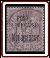 Madagascar 1889-1906 - N° 22 (YT) N° 22 (AM) Oblitéré De Majunga. - Oblitérés