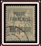 Madagascar 1889-1906 - N° 21 (YT) N° 21 (AM) Oblitéré. - Gebraucht