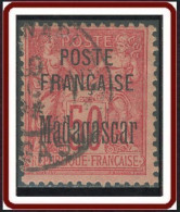 Madagascar 1889-1906 - N° 19 (YT) N° 19 (AM) Oblitéré. - Usati