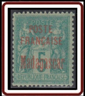 Madagascar 1889-1906 - N° 14 (YT) N° 14 (AM) Neuf *. - Unused Stamps