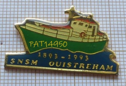 PAT14950 BATEAU SNSM De OUISTREHAM 1893 1993 Dpt 14 CALVADOS - Barche