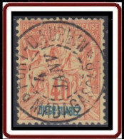 Madagascar 1889-1906 - Fort-Dauphin Sur N° 37 (YT) N° 37 (AM). Oblitération. - Used Stamps