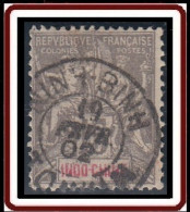 Indochine (Tonkin) 1889-1908 - Nin-Binh Sur N° 19 (YT) N° 19 (AM). Oblitération De 1902. - Oblitérés