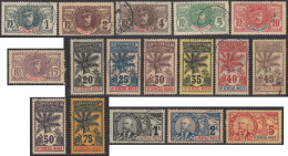 Haut-Sénégal Et Niger - N° 01 à 17 (YT) N° 1 à 17  (AM) Oblitérés. - Used Stamps