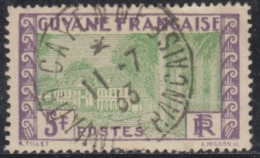 Guyane Française 1922-1947 - Cayenne Sur N° 130 (YT) N° 130 (AM). Oblitération De 1933. - Oblitérés