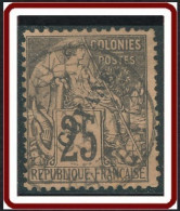 Guyane Française 1886-1915 - N° 23 (YT) N° 23 I (AM) Oblitéré De Cayenne. - Usados