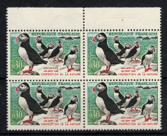 Variete - YV 1274 N** MNH Luxe En Bloc De 4 Avec Diverses Variété : Bec Craquelé , Houppe ... - Neufs