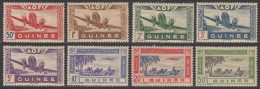 Guinée Française 1912-1944 - Poste Aérienne N° 10 à 17 (YT) N° 10 à 17 (AM) Neufs *. - Nuevos