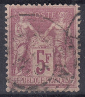 TIMBRE FRANCE SAGE 5F N° 95 F LILAS VIF OBLITERATION LEGERE - TB CENTRAGE - 1876-1898 Sage (Type II)