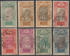 Guinée Française 1912-1944 - Lot De 16 Timbres Avec Oblitérations Lisibles. 2 Scans. - Autres & Non Classés