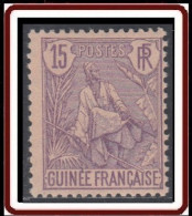Guinée Française 1892-1907 - N° 23 (YT) N° 23 (AM) Neuf *. - Unused Stamps