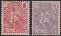 Guinée Française 1892-1907 - N° 22 & 23 (YT) N° 22 & 23 (AM) Neufs (*). - Nuovi