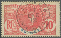 Guinée Française 1892-1907 - Boke Sur N° 37 (YT) N° 37 (AM). Oblitération De 1912. - Used Stamps