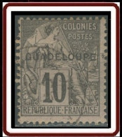 Guadeloupe 1876-1903 - N° 18 (YT) N° 18 (AM) Oblitéré. - Gebraucht