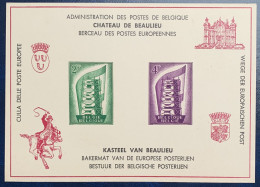 België, 1956, LX21, Postfris **, OBP 37€ - Foglietti Di Lusso [LX]