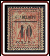 Guadeloupe 1876-1903 - N° 07 (YT) N° 7 (AM) Type V (AM) Neuf *. - Ongebruikt