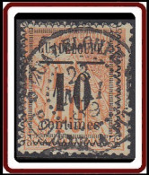 Guadeloupe 1876-1903 - N° 07 (YT) N° 7 (AM) Type IV Oblitéré. - Gebruikt