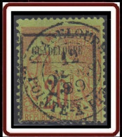 Guadeloupe 1876-1903 - N° 05 (YT) N° 5 (AM) Oblitéré. - Used Stamps