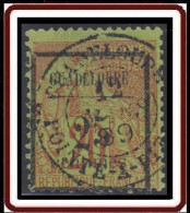 Guadeloupe 1876-1903 - N° 05 (YT) N° 5 (AM) Oblitéré. - Usati