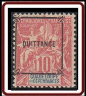 Guadeloupe 1876-1903 - Fiscal - Timbre Quittance N° 2 Neuf *. Type II. - Sonstige & Ohne Zuordnung