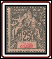 Grande Comore - N° 08 (YT) N° 8 (AM) Oblitéré. - Used Stamps