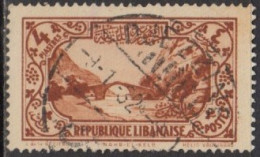 Grand Liban - N° 139  (YT) N° 135 (AM) Oblitéré De Djezzine (1932). - Usados