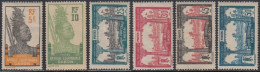 Gabon 1910-1922 - N° 82 à 87 (YT) N° 82 à 87 (AM) Neufs *. - Nuevos