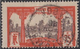 Gabon 1910-1922 - N° 62 (YT) N° 61 (AM) Oblitéré. - Usati