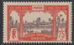 Gabon 1910-1922 - N° 62 (YT) N° 61 (AM) Neuf *. - Unused Stamps