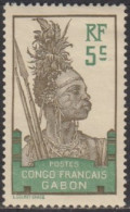 Gabon 1910-1922 - N° 36 (YT) N° 36 (AM) Neuf *. - Nuevos