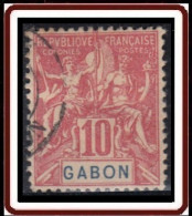 Gabon 1886-1907 - N° 20 (YT) N° 20 (AM) Oblitéré. - Used Stamps