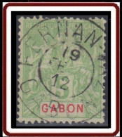 Gabon 1886-1907 - Fernan-Vaz Sur N° 19 (YT) N° 19 (AM). Oblitération De 1912. - Gebraucht